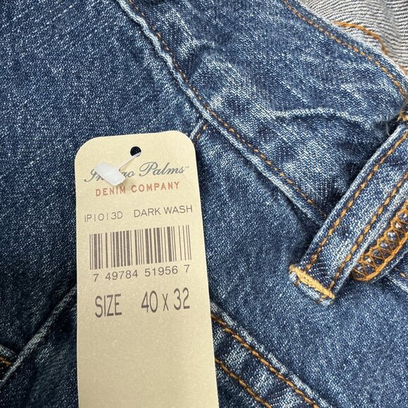 Tommy Bahama Indigo Palms Mens 40x32 Classic Fit Blue Denim Jeans 100% Cotton - Picture 12 of 13